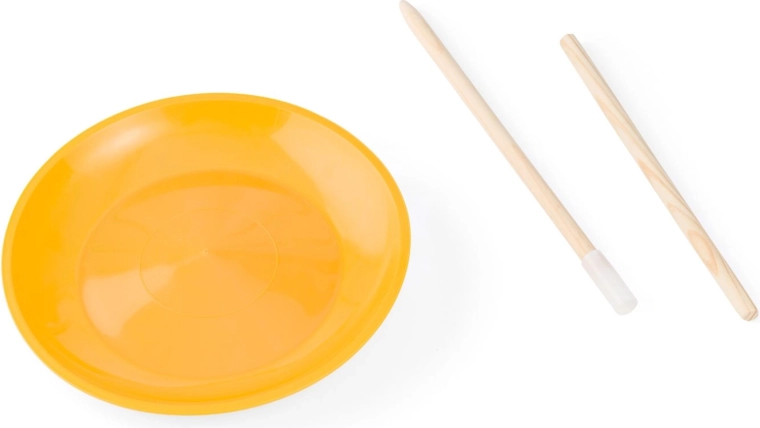 Asta in legno in due parti per una presa sicura