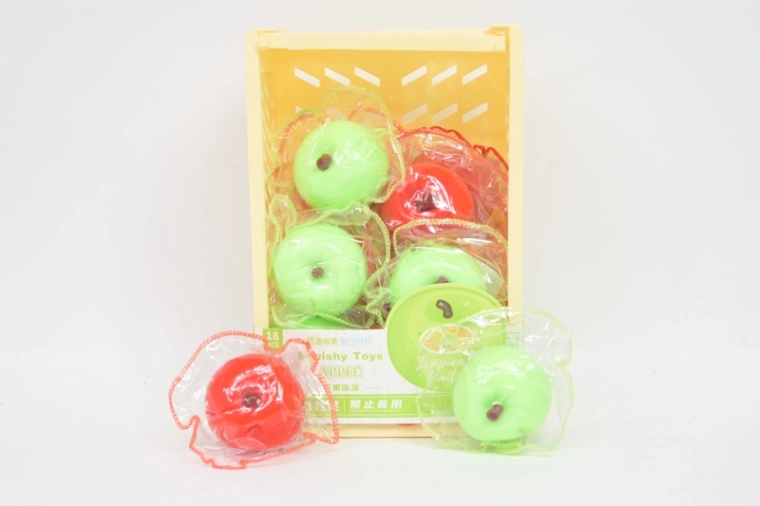 Pallina antistress da schiacciare a forma di mela (18 pz)