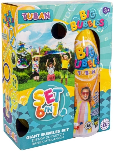 Set per grandi bolle di sapone 6 in 1