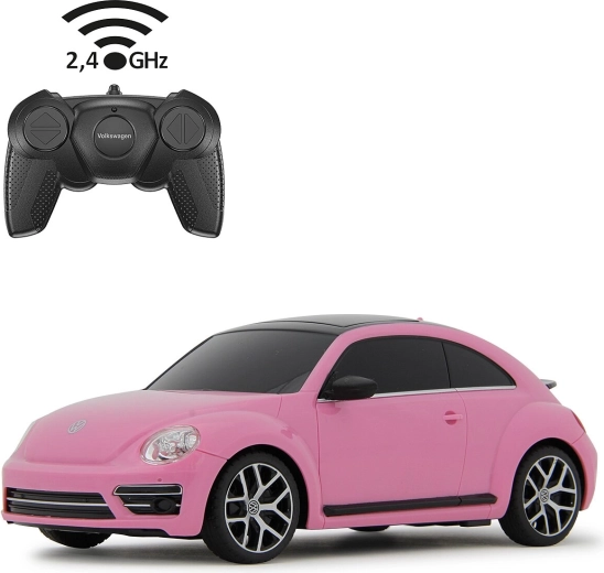 Jamara Volkswagen Beetle auto RC 1:24 rosa 2,4 GHz