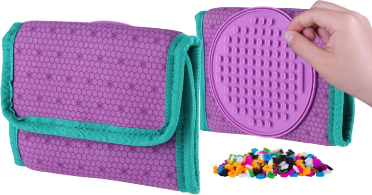 Portafoglio viola Pixie Crew con tasca per monete