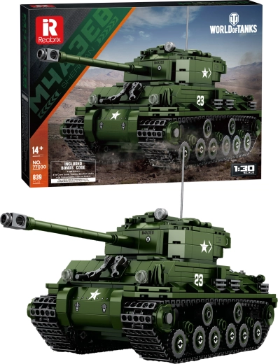 Kit di montaggio del carro armato M4A3E8 Sherman World of Tanks 1:48 (839 pezzi)