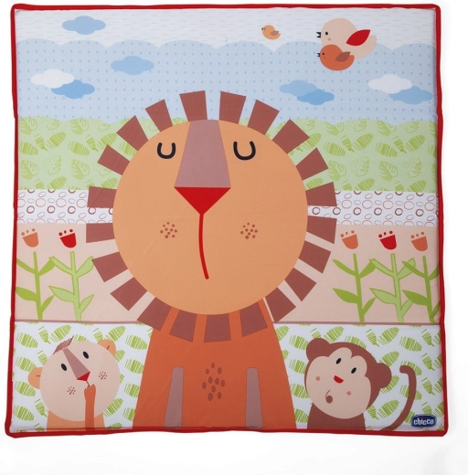 Morbido tappetino gioco con animaletti per lo sviluppo dei sensi