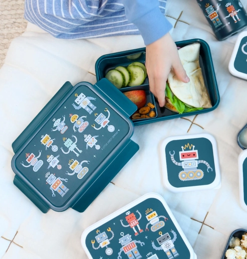 Merenda organizzata in modo ordinato