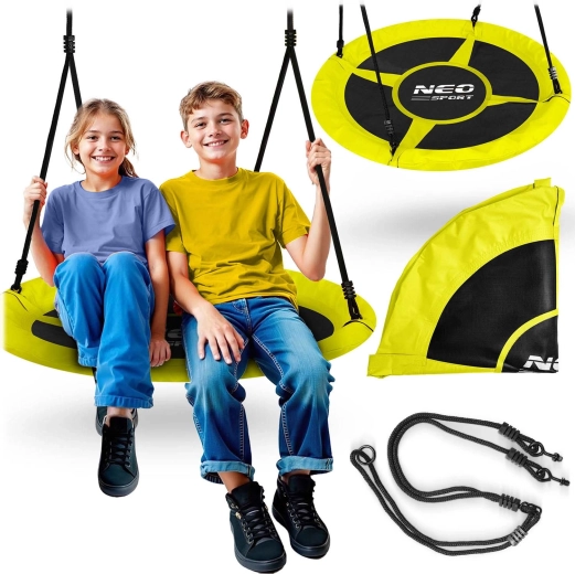 Altalena rotonda a nido di cicogna Neo-Sport Swingo 105 cm