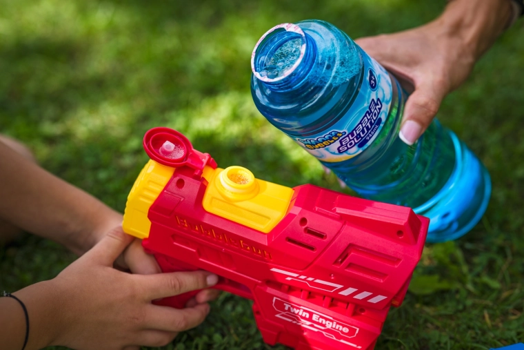 Ideale come refill per pistole sparabolle