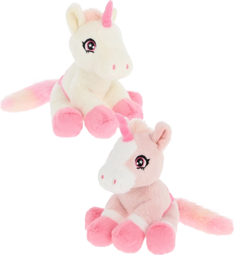 Unicorno Keeleco con treccine 22 cm, assortito - 1 pezzo