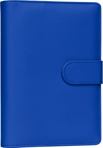 Ricarica Notique – agenda settimanale ad anelli 2027 con fogli intercambiabili, blu reale 12,5 × 19 cm