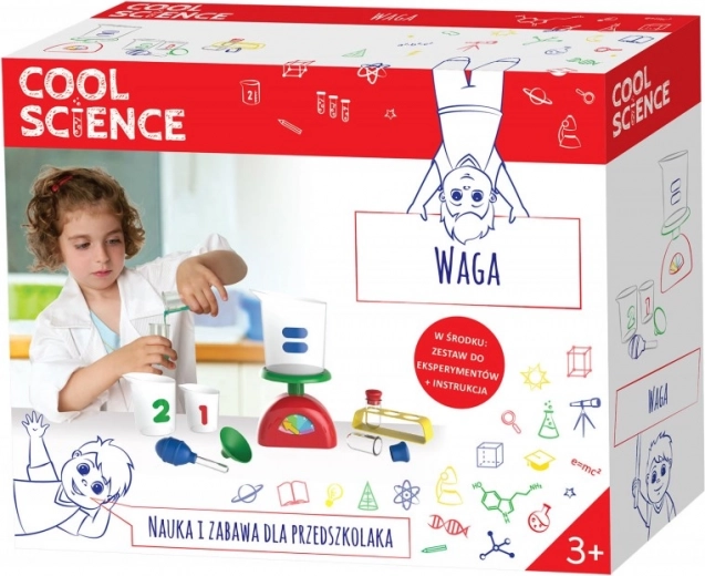 Cool Science set educativo con bilancia per bambini