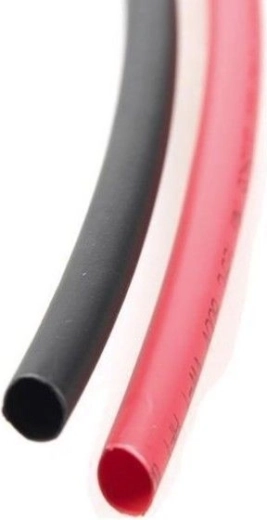 Guaina termorestringente 5 mm/2,5 mm rossa + nera (2 m)
