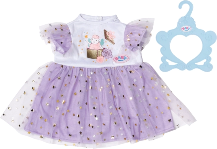 Gonna in tulle con stelline dorate