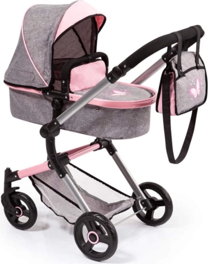 Passeggino combinato 2 in 1: navicella e versione sportiva