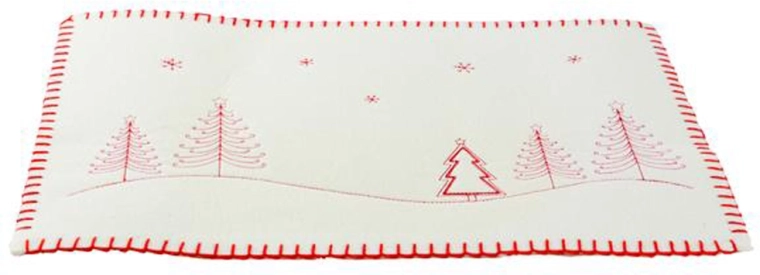 Sottopiatto natalizio in feltro TORO 45 × 35 cm – mix di colori