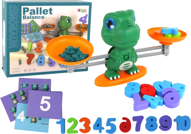 gioco educativo dinosauro – bilancia e apprendimento della matematica