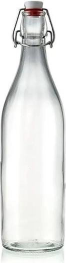 Bottiglia in vetro con chiusura a clip TORO 1 l