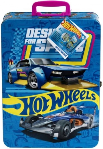 Valigetta in metallo per 50 macchinine HOT WHEELS