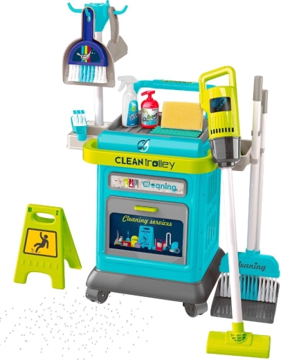 Carrello per le pulizie Buddy Toys per bambini con aspirapolvere