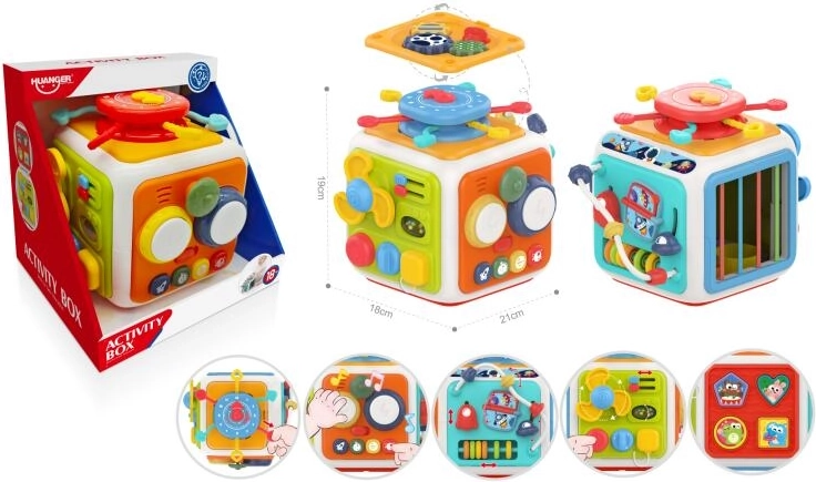 Cubo educativo multisensoriale per bambini