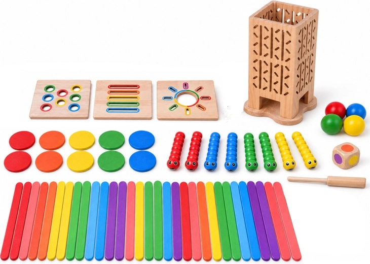 Ricchi accessori per cinque varianti di gioco