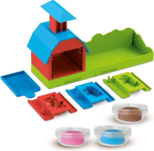 3 colori di plastilina per più possibilità