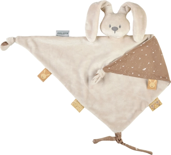 Nattou doudou maxi Lapidou Glow sabbia 65 × 40 cm