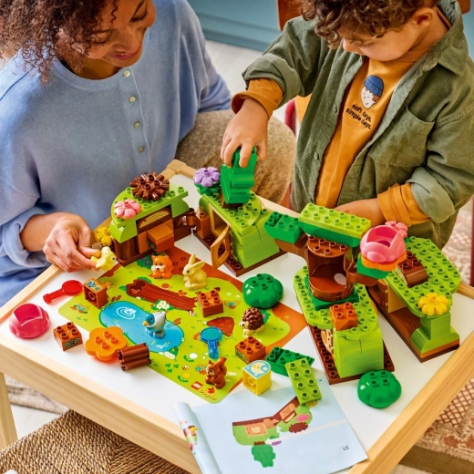Base di gioco piena di tracce, cibo e scoperte