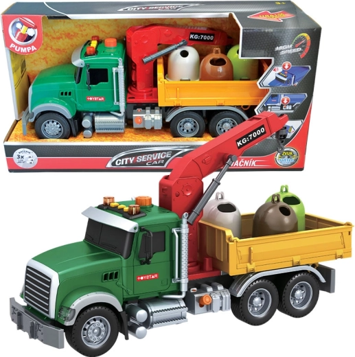 Automezzo di servizio urbano 1:12 – camion per la raccolta differenziata