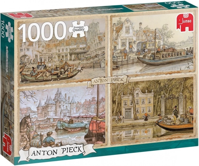 Puzzle Navigazione nei canali 1000 pezzi