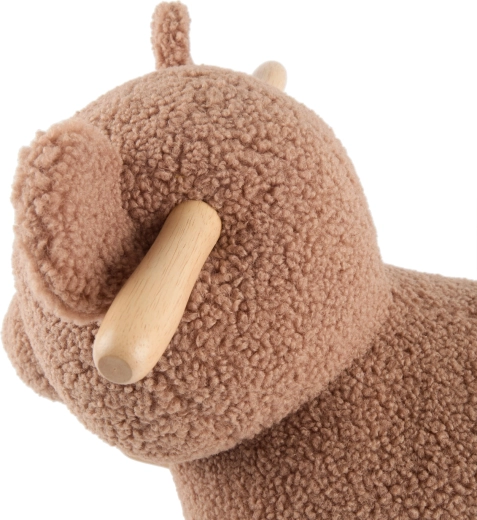 Morbida superficie in bouclé che invita alle coccole