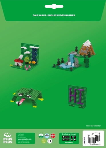 Plus-Plus base verde (2 pezzi)