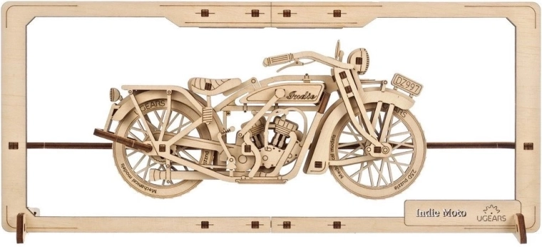 Puzzle meccanico in legno 2,5D Ugears Indie Moto