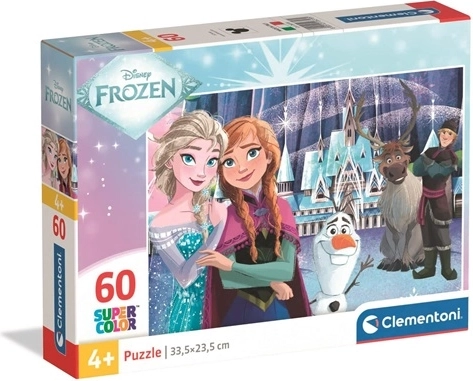 Puzzle Clementoni SuperColor Frozen da 60 pezzi