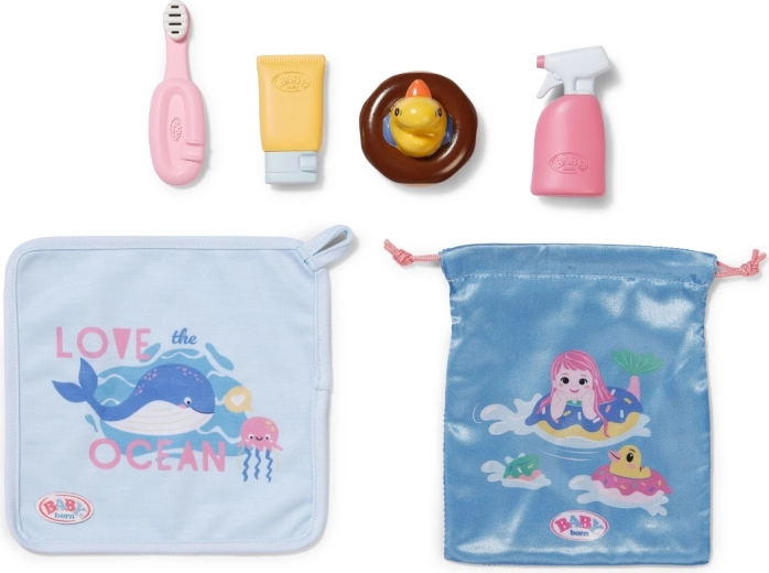 Spugnetta e borsa per gli accessori