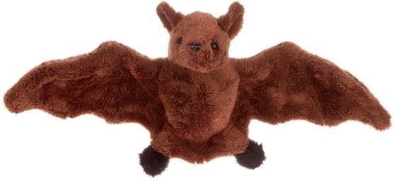 Pipistrello di peluche marrone 35 cm Beppe