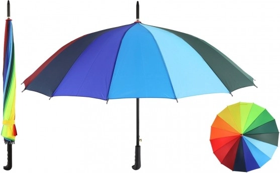 Ombrello arcobaleno lanciabile 78 cm