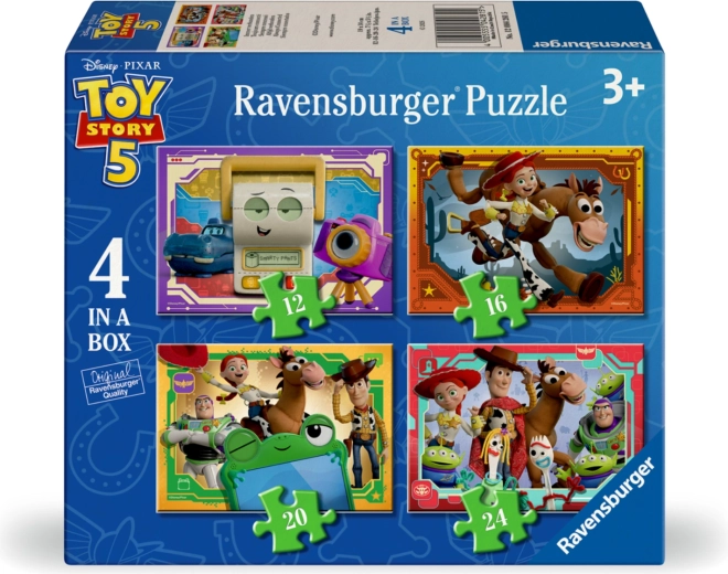 Puzzle Ravensburger Toy Story: La storia dei giocattoli 4 in 1 (12–24 pezzi)