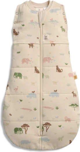 ErgoPouch fascia swaddle e sacco nanna 2 in 1 Cocoon Savannah 2,5 tog (6–12 mesi)