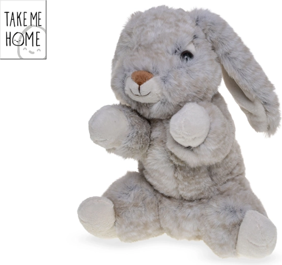 Coniglietto di peluche seduto Take Me Home 20 cm
