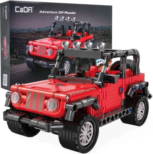 CaDA Adventure Off-Roader auto fuoristrada con motore a retrocarica pull-back