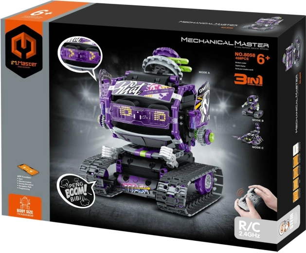 iM.MASTER set di costruzioni robot RC 3 in 1 2,4 GHz (459 pezzi) a batterie con pacco ricaricabile