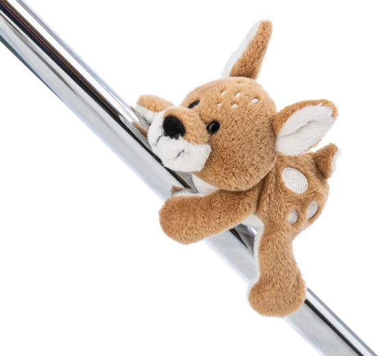 Nici cerbiatta magnetica di peluche René 12 cm – Green