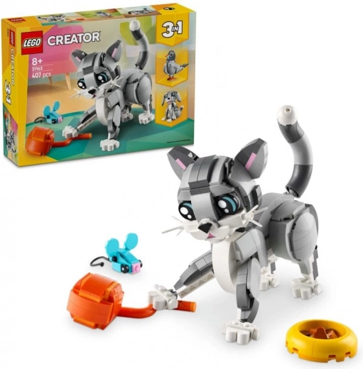 lego creator 3-in-1 gattina birichina set di costruzione