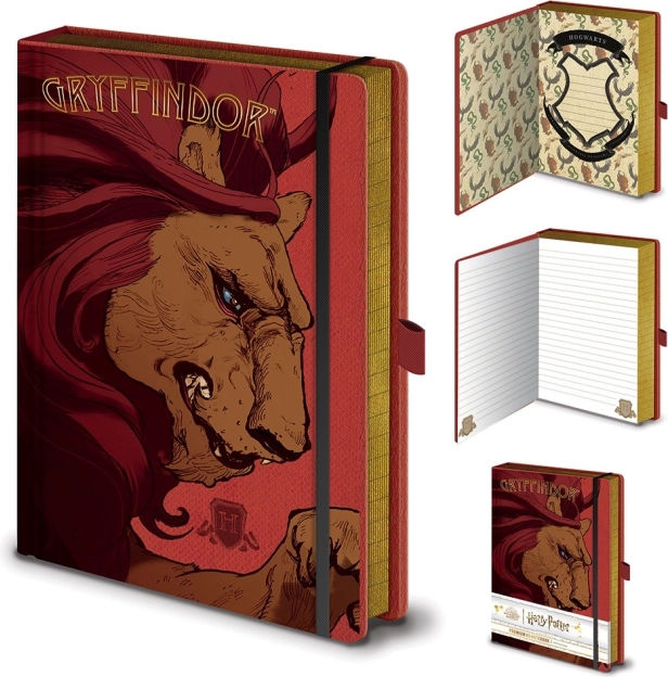 Blocco A5 premium Harry Potter – Grifondoro
