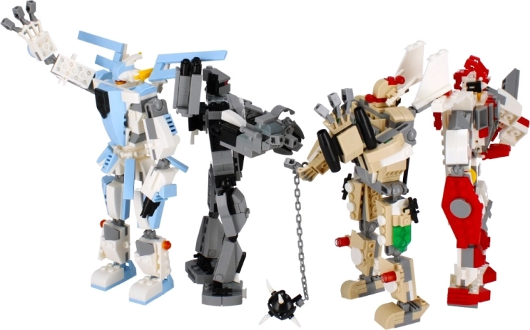 Mech snodato per pose d’azione