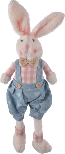 Coniglietto di peluche con pantaloni – seduto 51 cm