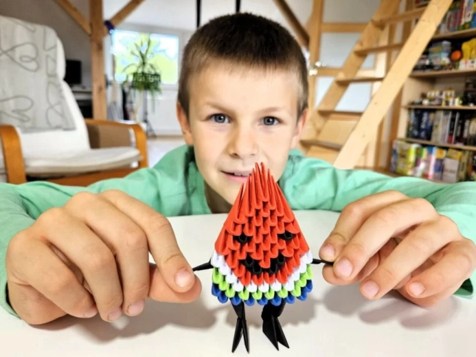 Decorazione 3D colorata