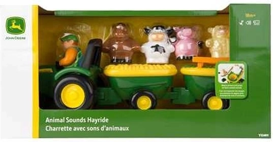 Tomy John Deere trattore sonoro con animaletti