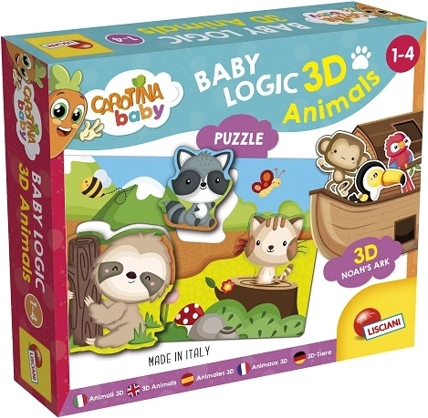 Lisciani Carotina Baby Logic 3D animali