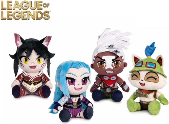 Pupazzi di peluche dei campioni di League of Legends 21 cm – set da 24 pezzi