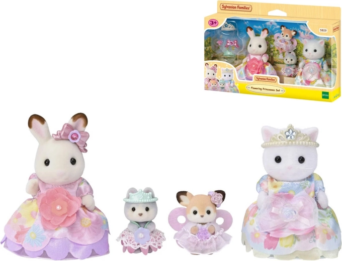 Sylvanian Families principesse dei fiori - 4 pezzi